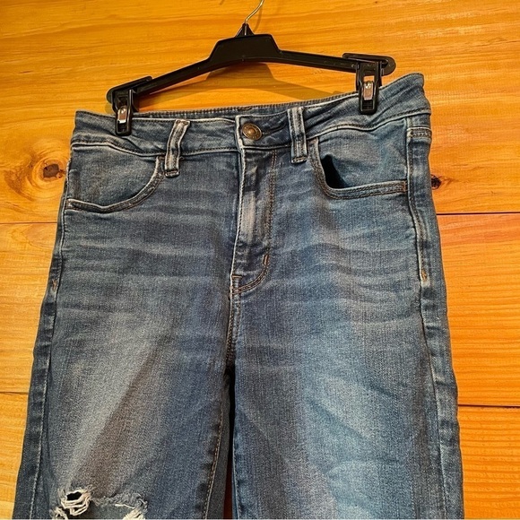 American Eagle Outfitters Next Level Stretch High Rise Jegging Jeans 8 Long - Picture 3 of 12